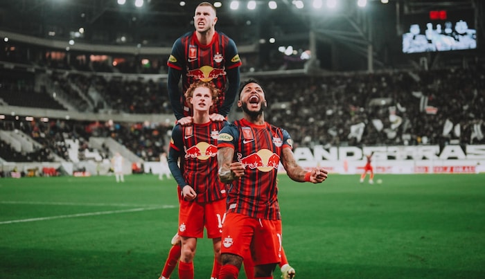 Die Bullen jubelten über den Aufstieg.