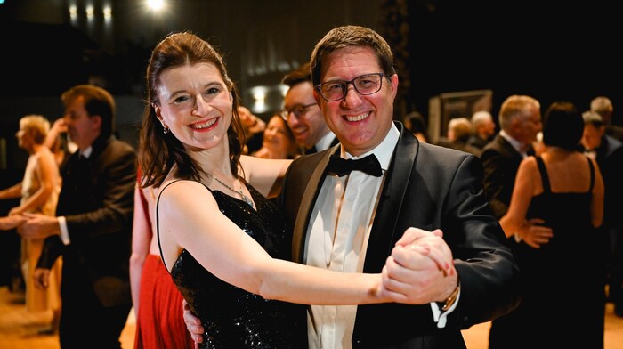Bürgermeister Andreas Rabl tanzte mit Gattin Katharina.
