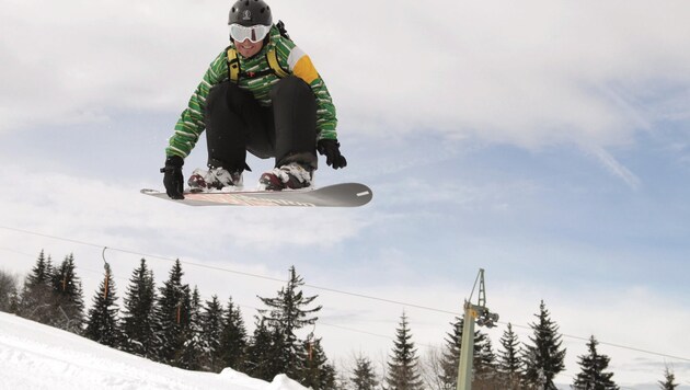 Auch verschiedene Snowboardbewerbe sind zu sehen (Bild: Villach Tourismus/Andrian Hipp)