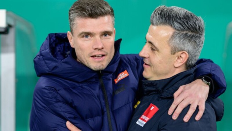 Robert Klauss und Philipp Semlic (Bild: APA/MAX SLOVENCIK)