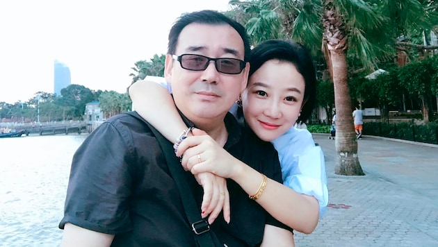 Yang Hengjun z żoną Yuan Xiaoliang (Bild: AP)