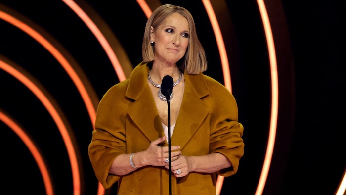 Céline Dion bei den Grammy Awards im Februar.