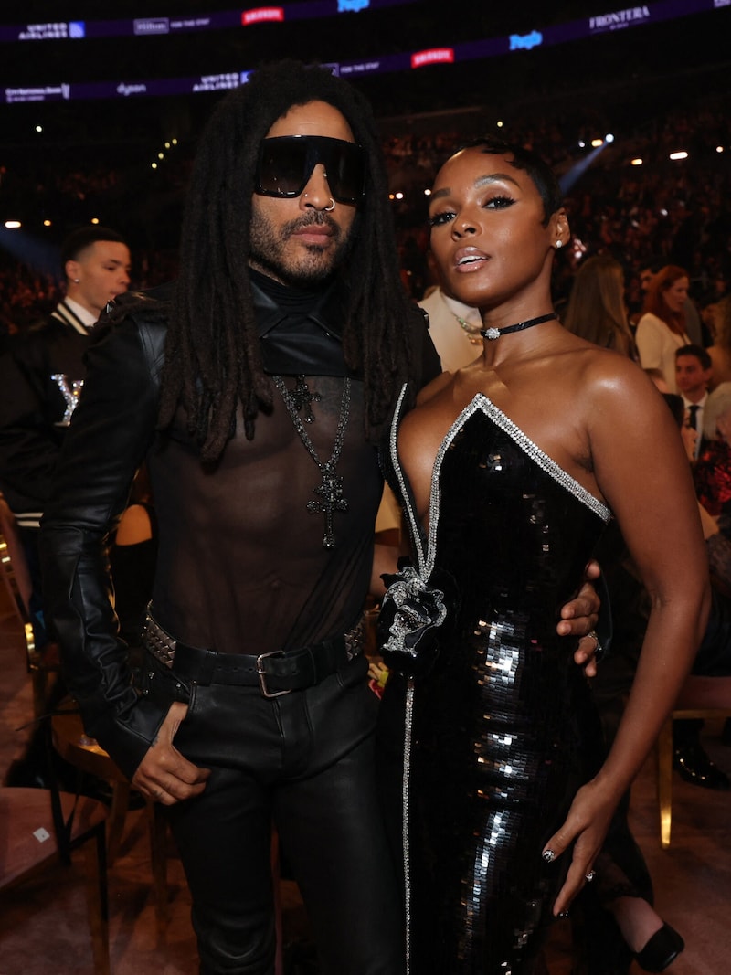 Lenny Kravitz begeisterte in Rick Owens, Janelle Monáe in Armani Privé (Bild: APA/Getty Images via AFP/GETTY IMAGES/Monica Schipper)