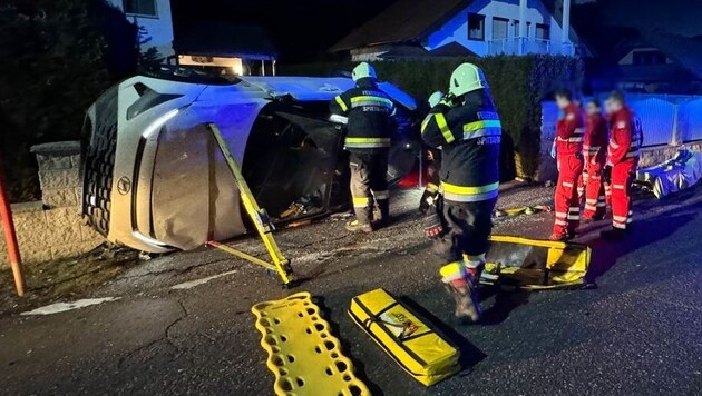 Die Feuerwehr Spittal an der Drau stand mit 25 Mann im Einsatz.