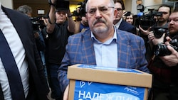 Boris Nadeschdin hat im Eiltempo mehr als 100.000 Unterschriften gesammelt. (Bild: AFP )