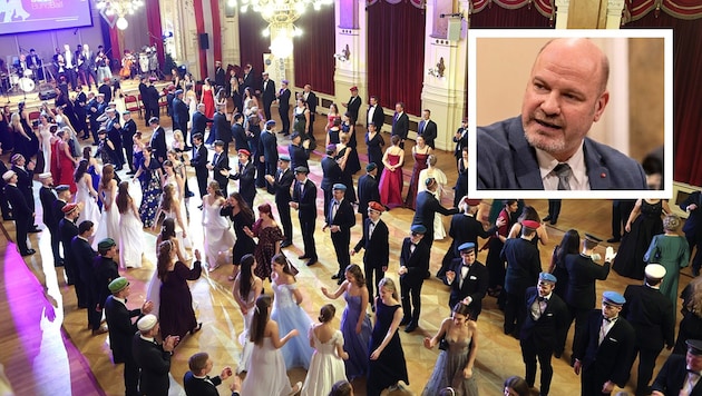 Binder DJed at the official after-party after the Burschenbundball. (Bild: eventfoto/Andreas Maringer, Land OÖ/Stinglmayr, Krone KREATIV)