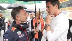 Christian Horner mit Red-Bull-Erbe Mark Mateschitz (Bild: Sepp Pail)