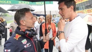 Christian Horner mit Red-Bull-Erbe Mark Mateschitz (Bild: Sepp Pail)