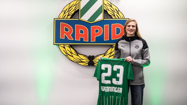 Ex-Teamkapitänin Carina Wenninger steigt bei Rapids Frauen-Team ein. (Bild: SK Rapid)