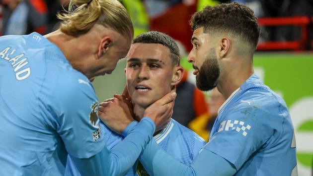 Phil Foden war mit drei Treffern der Matchwinner. (Bild: Copyright 2024 The Associated Press. All rights reserved)