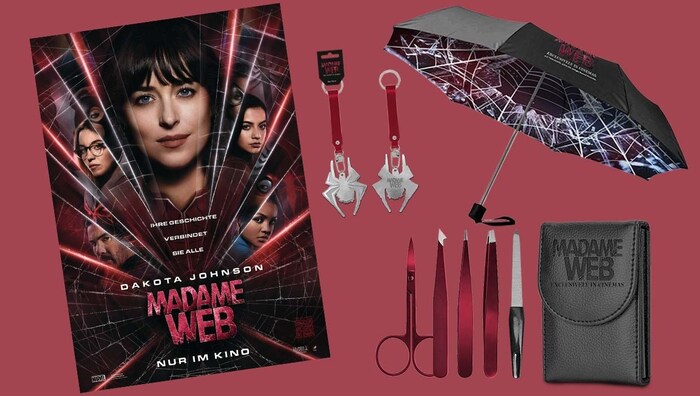 Zum Kinostart von „Madame Web“ am 14.02. gibt es Fan-Packages zu gewinnen!