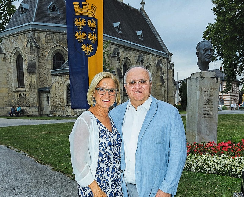 Mit dem Krankenhausmanager Andreas Mikl ist Johanna Mikl-Leitner nun schon seit mehr als 30 Jahren verheiratet. (Bild: Andreas Tischler / Vienna Press)