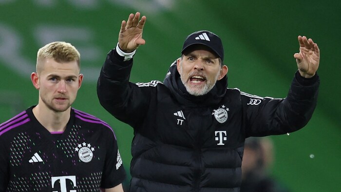 Matthijs de Ligt (links) und Trainer Thomas Tuchel sind bedient.