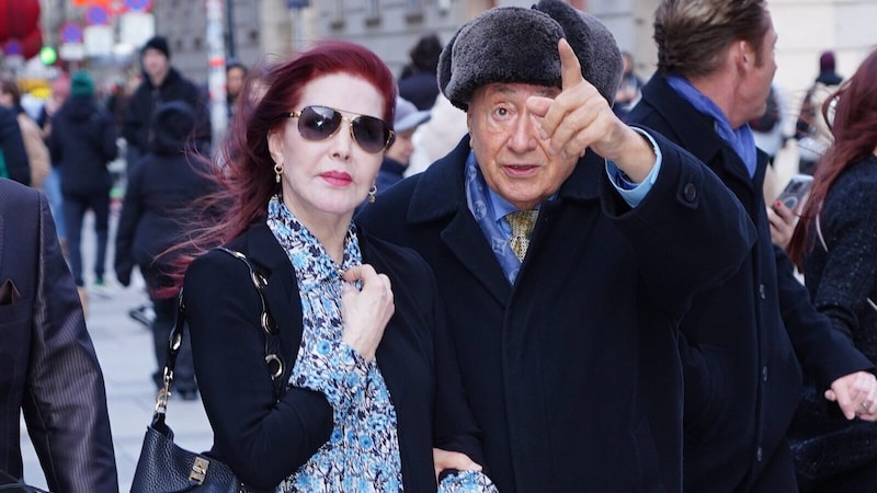 Richard Lugner und Priscilla Presley (Bild: Andreas Tischler)