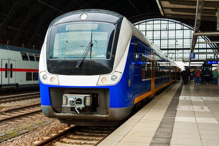 Train at Bremen main station