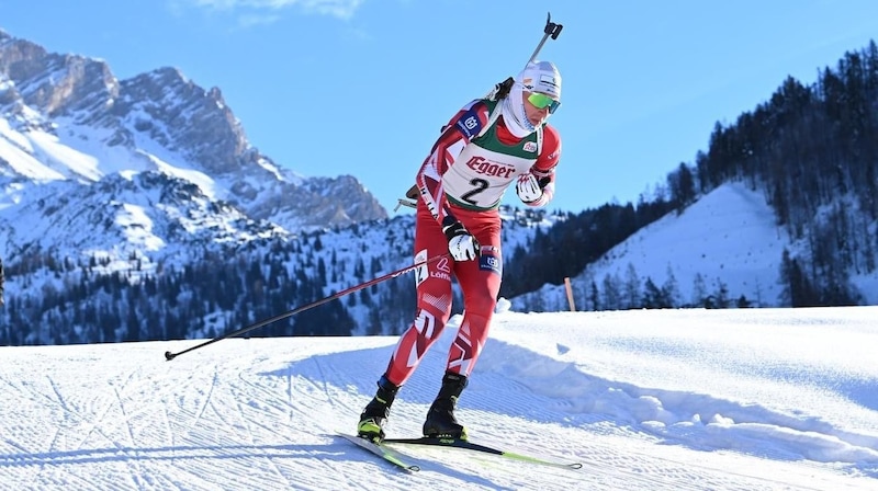 In starker Form: Der Saalfeldener Lukas Haslinger. (Bild: ZVG)