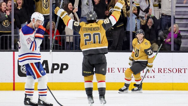 Nach 16 Siegen in Folge haben die Edmonton Oilers wieder verloren und die Einstellung des NHL-Rekords verpasst. (Bild: 2024 Getty Images)