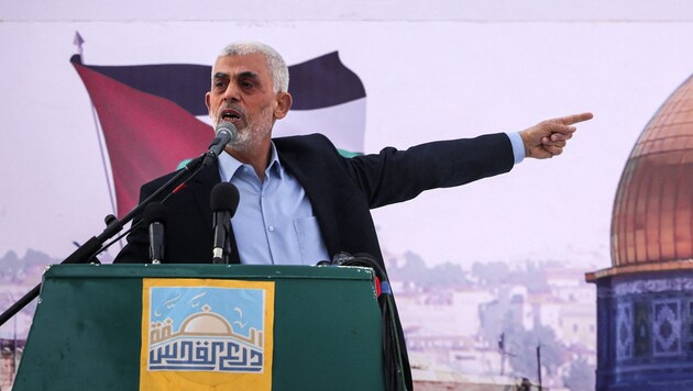 Hamas leader Jihia al-Sinwar (Bild: AFP )