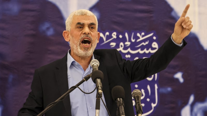 A Hamász vezetője, Dzsihja al-Sinwar (Bild: AFP )