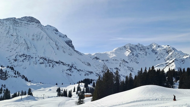 Wer in Vorarlberg einen richtigen Winter sucht, wird auf dem Hochtannberg fündig. (Bild: Bergauer)