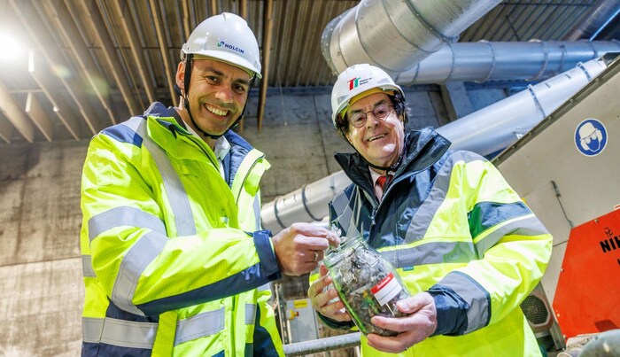 Ökopioniere in Sachen Zement und mehr: „Holcim“-CEO Kren (li.) und „Saubermacher“- ...