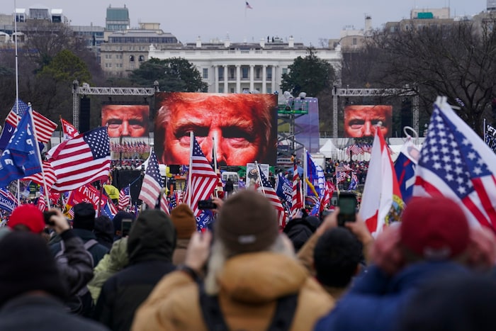 Trump hielt vor dem Sturm auf das Kapitol eine hetzerische Rede.