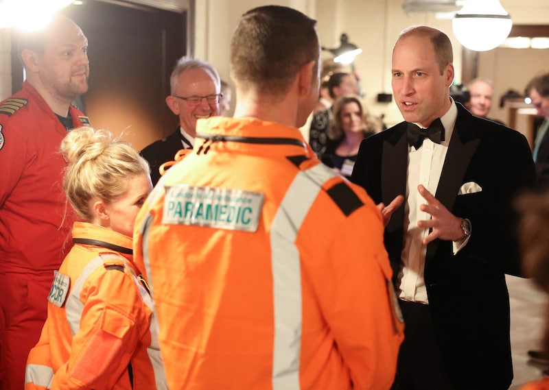 William ist der Schirmherr der „London Air Ambulance“. (Bild: APA/AFP/POOL/Daniel LEAL)