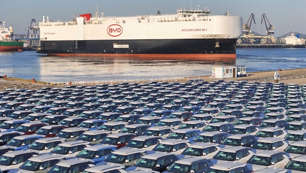 The BYD Explorer 1 is the first ship in a fleet that is set to grow to eight. (Bild: AFP or licensors)