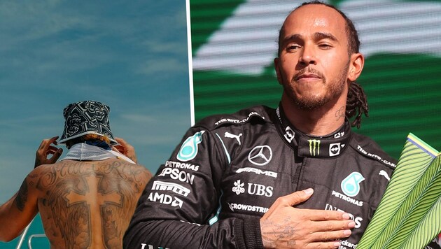 Lewis Hamilton meldet sich auf Instagram zu Wort (Bild: APA/AFP/POOL/Lars Baron, Instagram.com/lewishamilton)