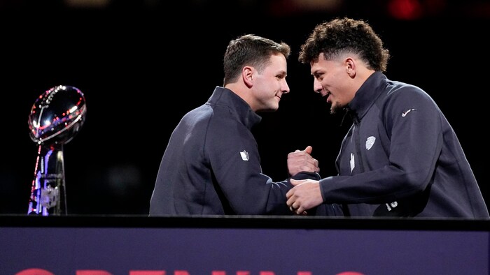 Brock Purdy (links) und Patrick Mahomes