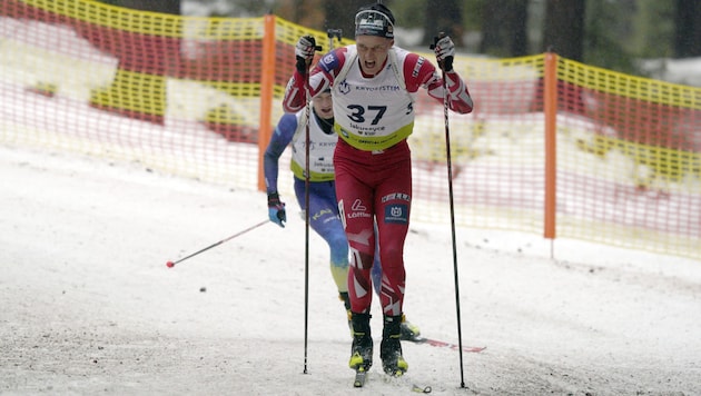 Bester Österreicher: Lukas Haslinger (Bild: Koksarovs/IBU)