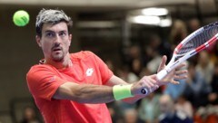 Sebastian Ofner ist derzeit die Nummer 38 der Welt, soll im Sommer für UTC Straßburg aufschlagen. (Bild: GEPA pictures)