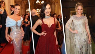 Glitzer, Glamour und ein bisschen Vintage lagen bei den Promis am 66. Opernball im Trend. (Bild: Starpix/Alexander Tuma, Krone KREATIV)