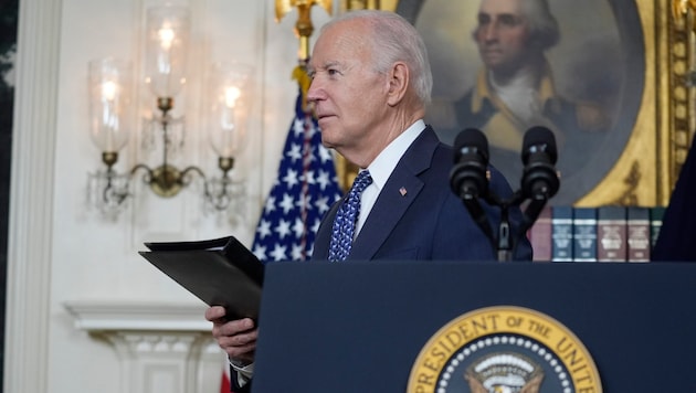 Is that it for Joe Biden? There are increasing indications that he will withdraw. (Bild: AP)