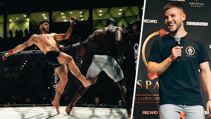 Magomed Ozniev (re.) bietet mit Sparta ein Fight-Spektakel.