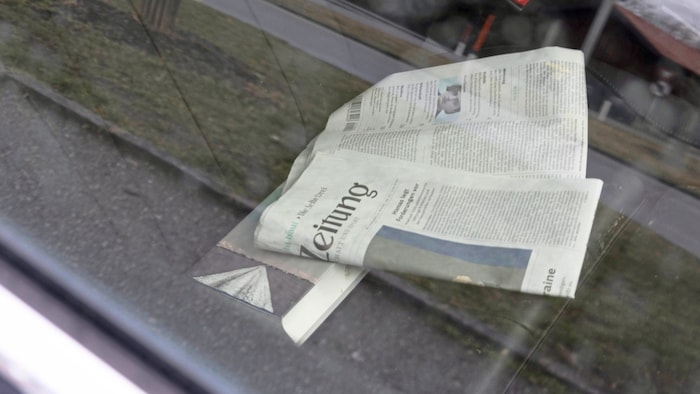 Alexandra Föderl-Schmid ließ eine Ausgabe der „SZ“ in ihrem Auto zurück.