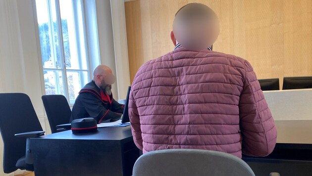 During the trial, the father of two denied making the dangerous threat. (Bild: Chantal Dorn, Krone KREATIV)