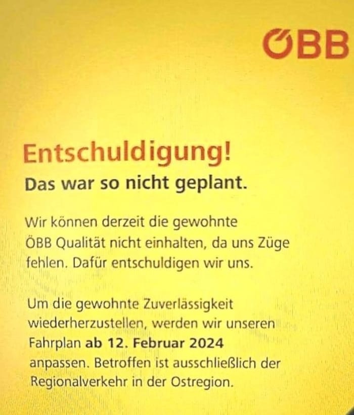 Die Bahn ist sich der Misere bewusst und kündigt Fahrplanausdünnungen an.
