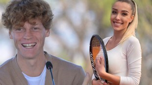 Jannik Sinner und seine Herzdame Maria Braccini  (Bild: AFP, Instagram.com/mariabraccini)