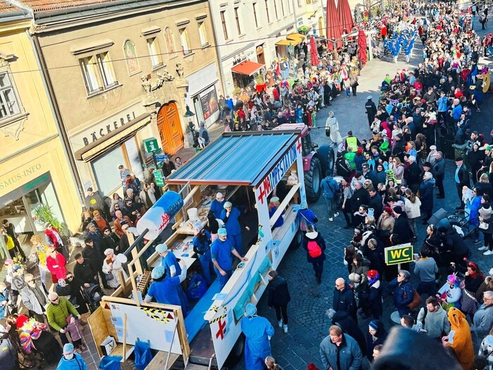 Buntes Treiben wieder beim Faschingsumzug in Eisenstadt