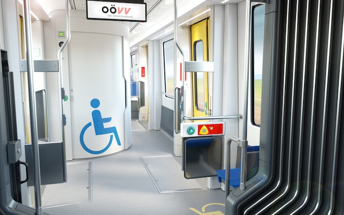 Jede Bahn soll auch Rollstühlen Platz bieten.