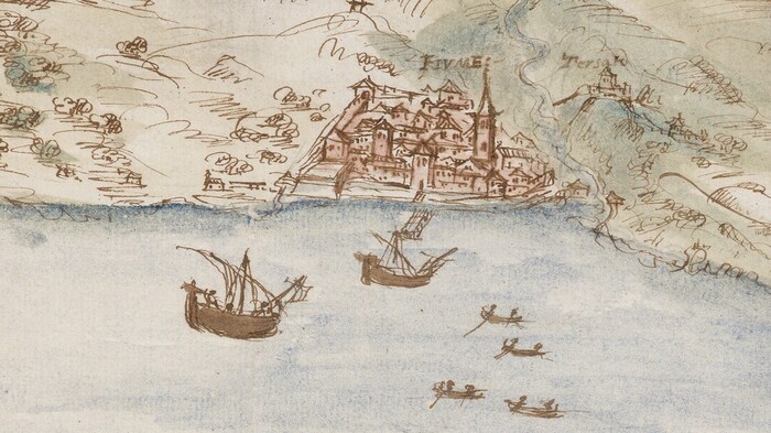 Mit Farben ausgefertigt: die Kvarner Bucht in Kroatien um 1586
