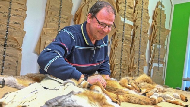 Peter Subosits hilft noch manchmal aus. 35 Jahre lang managte der Kürschnermeister „Peter’s Pelze“. (Bild: EVELYN HRONEK)