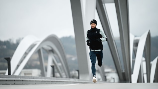 Lukas Plöchl, the former song contest participant from the Mühlviertel region, now runs ultramarathons. (Bild: Markus Wenzel)