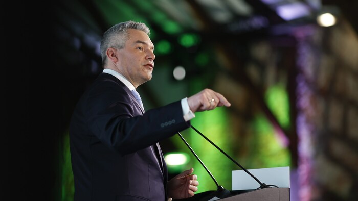 Karl Nehammer peitschte die steirische ÖVP ideologisch auf ein anstrengendes Wahljahr ein.
