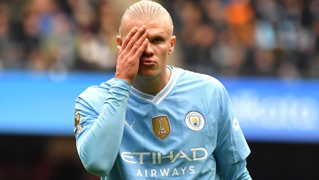 Manchester Citys Erling Haaland (Bild: ASSOCIATED PRESS)