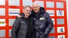 Die „Krone“ traf Toni Polster und Andi Ogris zum Interview. (Bild: Christian Mayerhofer)