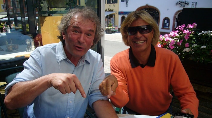 Fritz Schicho hier mit Hansi Hinterseer.