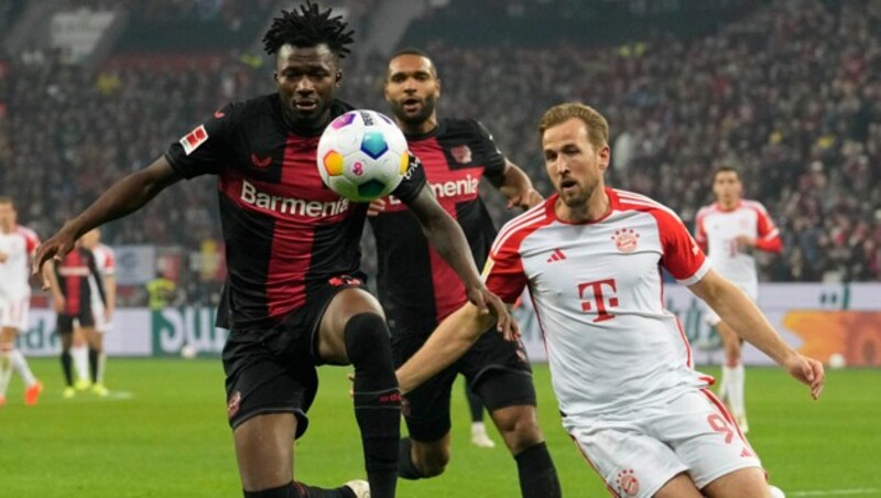 Leverkusen entscheidet das Duell gegen die Bayern klar für sich! (Bild: Associated Press)