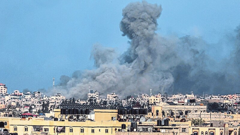 Israelischer Angriff auf Rafah (Bild: AFP)